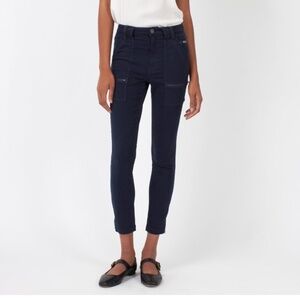 Joie High Rise Park skinny pants dark gray denim size 27